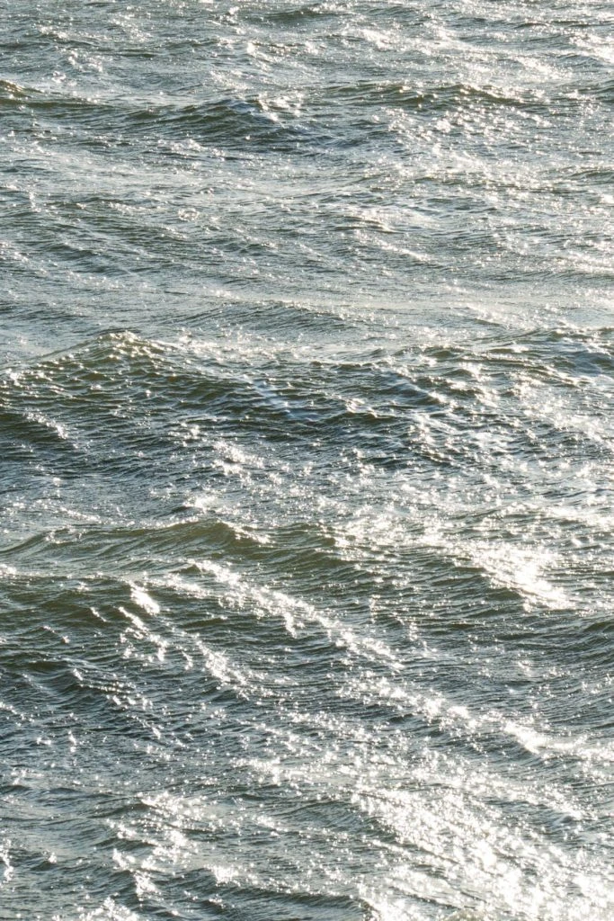 wavy calm water